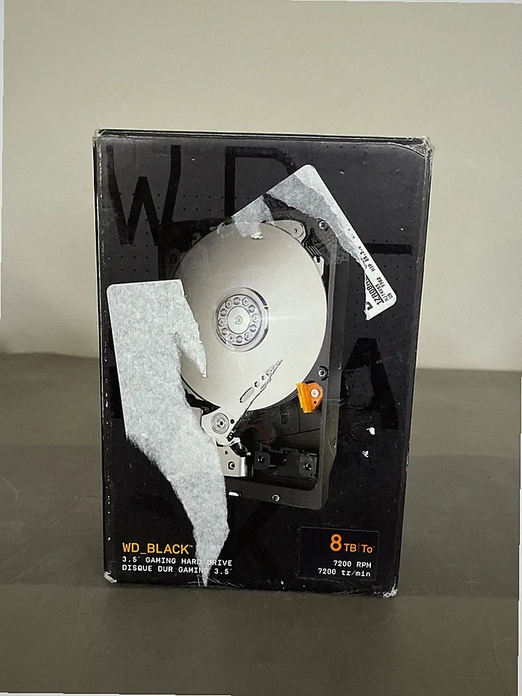 WD_BLACK 8TB Gaming SATA HDD, 3.5" Internal Hard Drive HDD, 7200 RPM, 256MB Cach