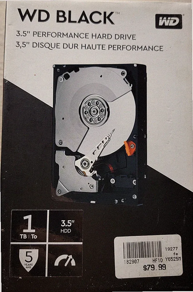 Western Digital 1TB WD Black PC Internal Hard Drive WDBSLA0010HNC-NRSN SATA