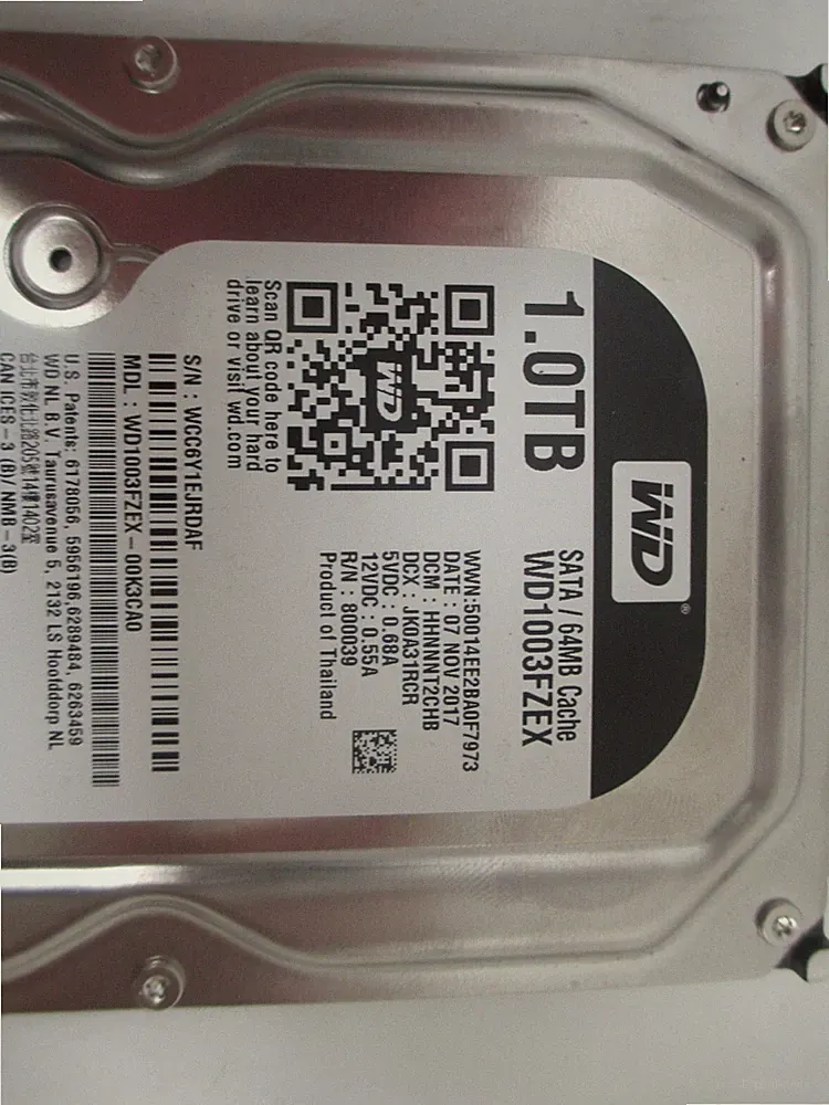 Western Digital WD Black 1.0TB Performance HDD SATA WD1003FZEX