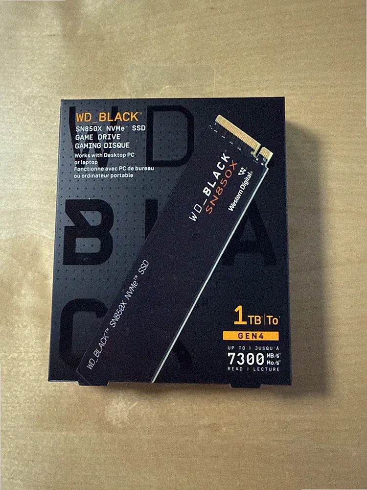 Western Digital WD Black SN850X 1TB NVMe SSD Gen 4 7300 : NEVER OPENED NEW